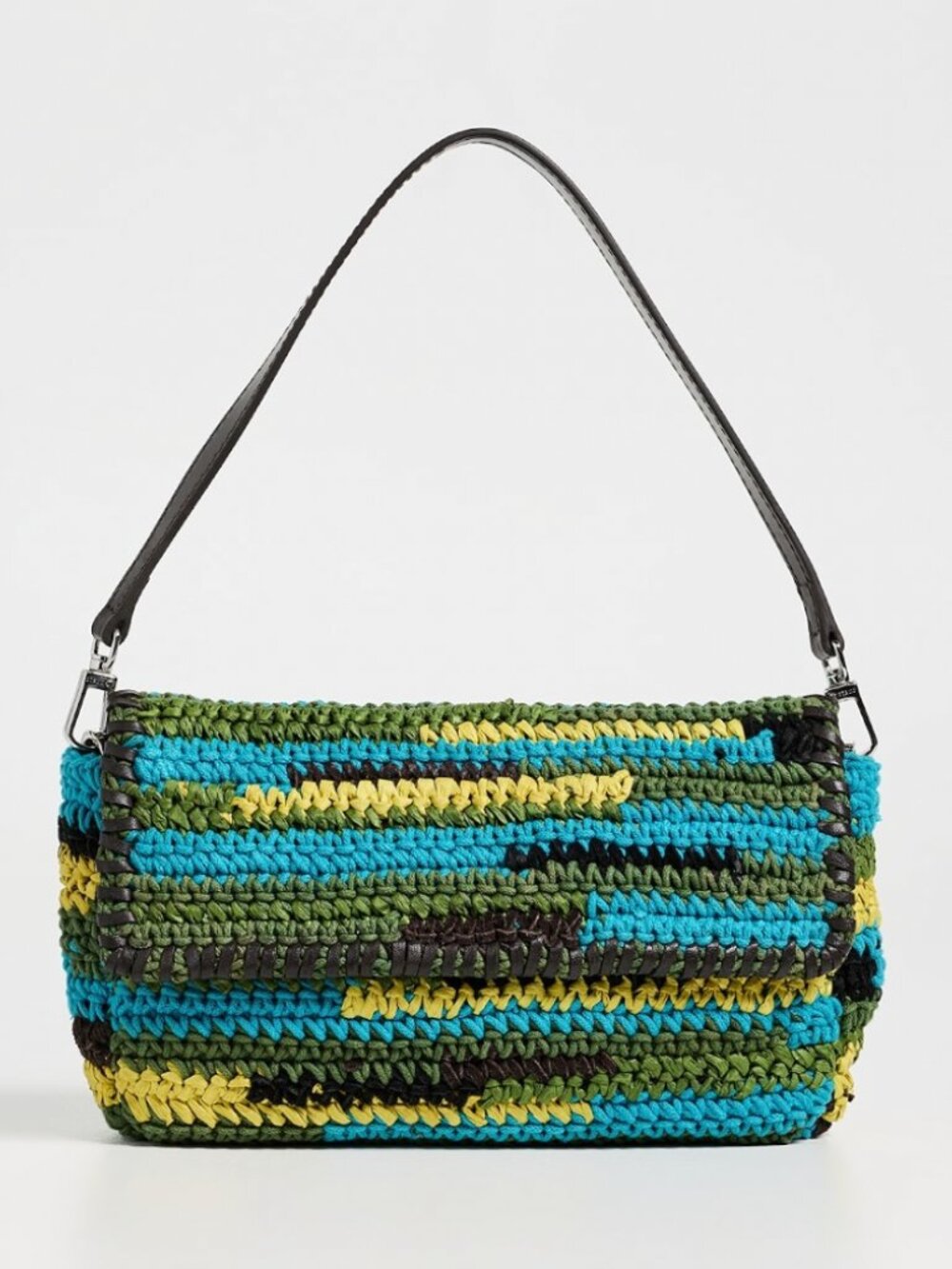 NWT STAUD Timmy Shoulder Bag, Crochet Happy Sack